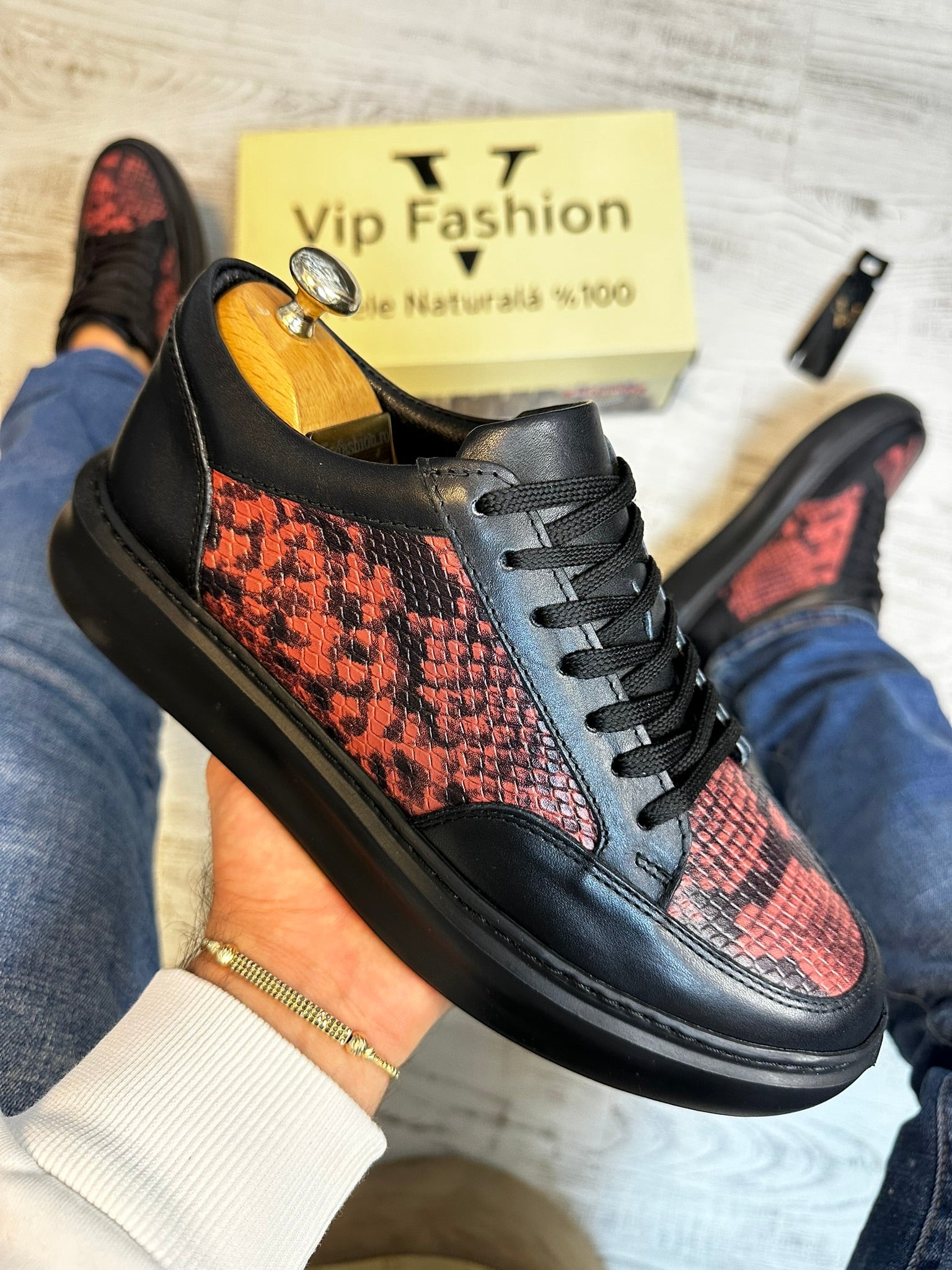 Pantofi Sport stil Sarpe Talpa Spuma Casual Piele Naturala 100% COD 869