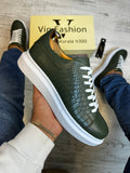 Pantofi Sport stil Sarpe Cusuti  Casual Piele Naturala 100% COD 870