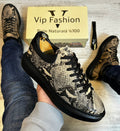 Pantofi Sport Barbati Siret Design Sarpe Piele Naturala 100% COD 916