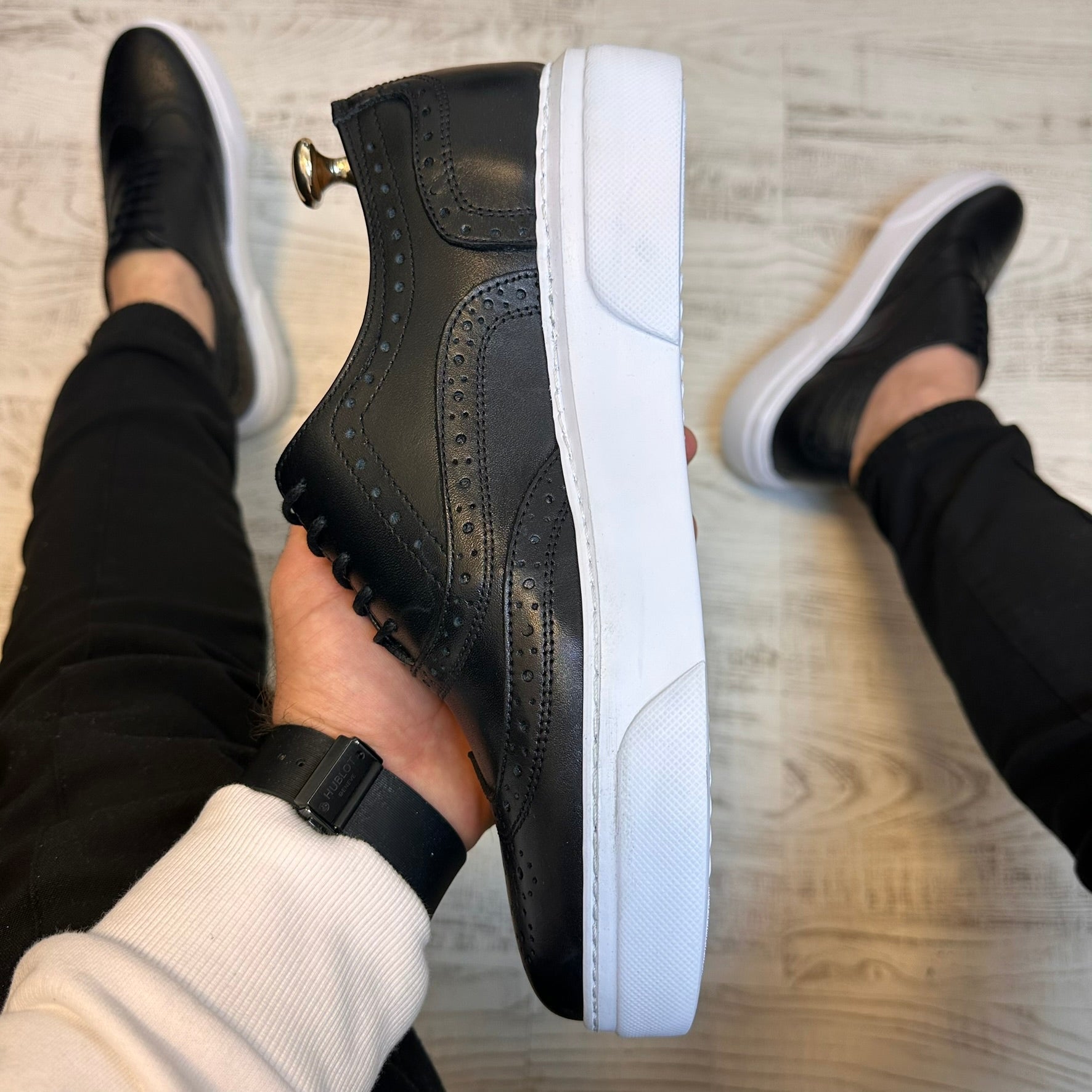 Mocasini barbati, Negri usori si confortabil, Pantofi De Vara , Piele Naturala cod 341