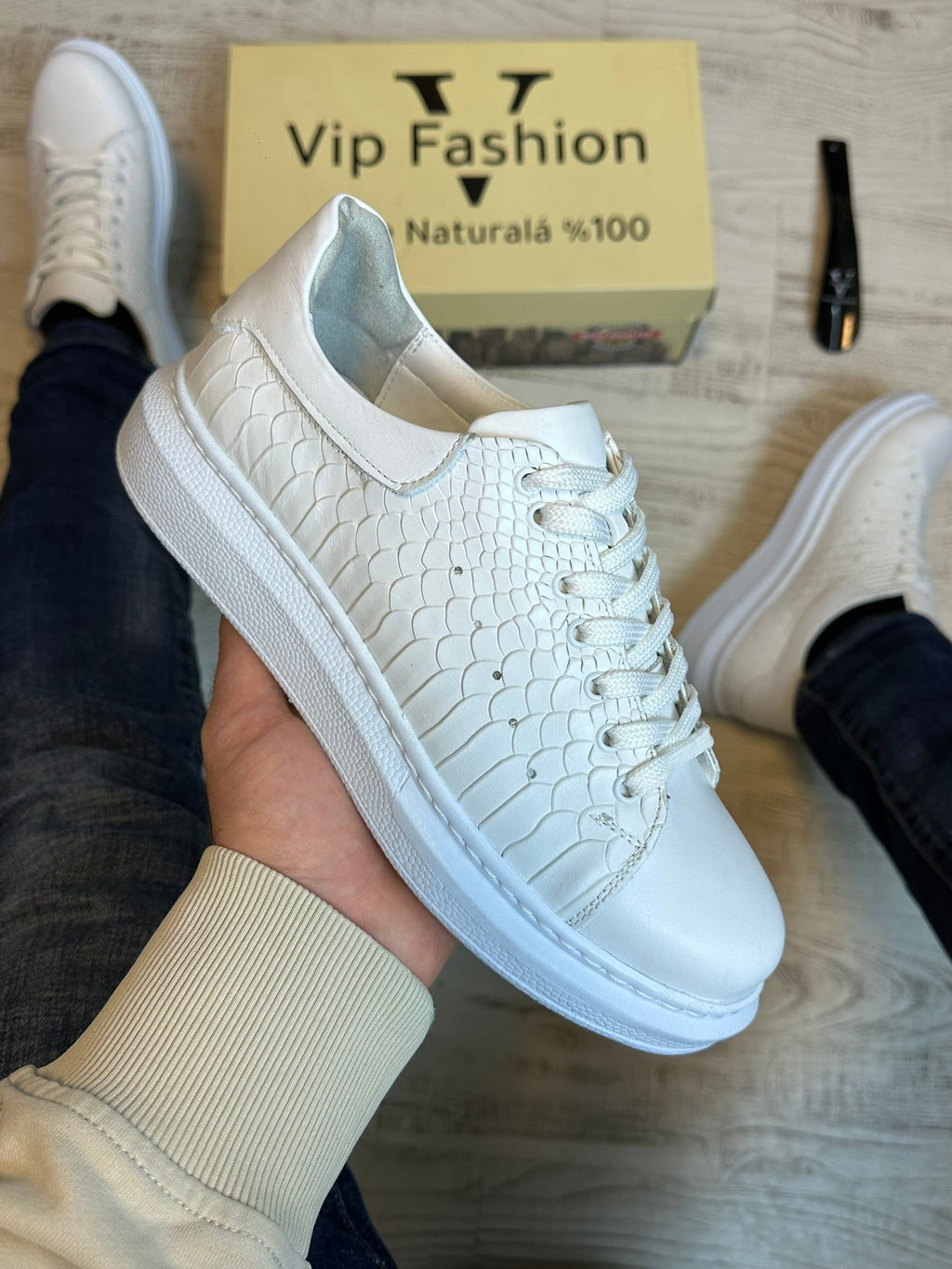 Pantofi Sport stil Sarpe Cusuti Casual Piele Naturala 100% COD 935