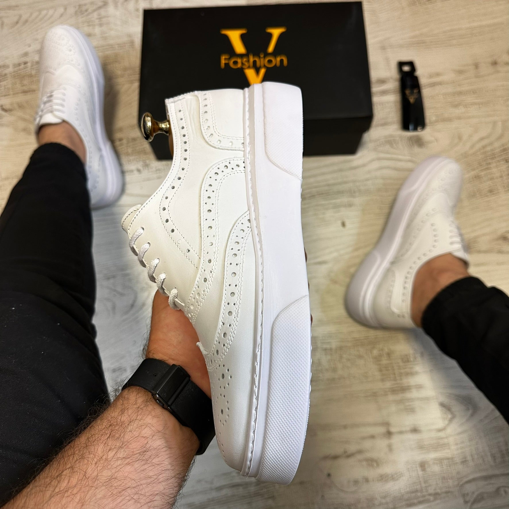 Mocasini barbati, Albi usori si confortabil, Pantofi De Vara , Piele Naturala cod 342