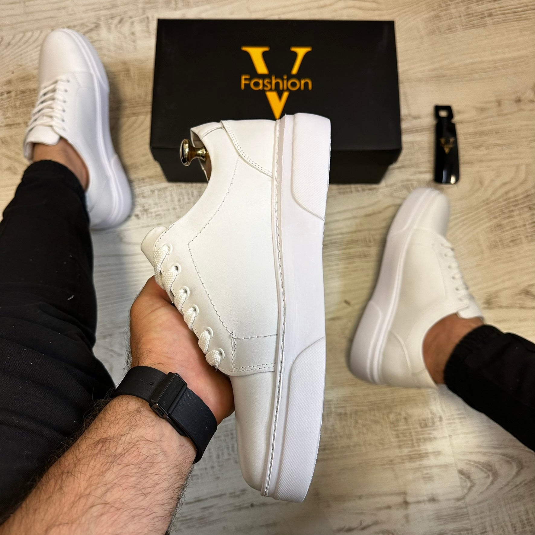 Pantofi Sport Barbati Siret Casual Piele Naturala 100% COD 742
